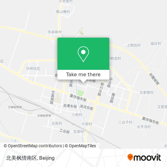 北美枫情南区 map