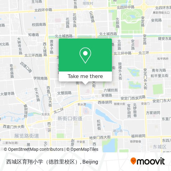 西城区育翔小学（德胜里校区） map