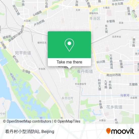 看丹村小型消防站 map