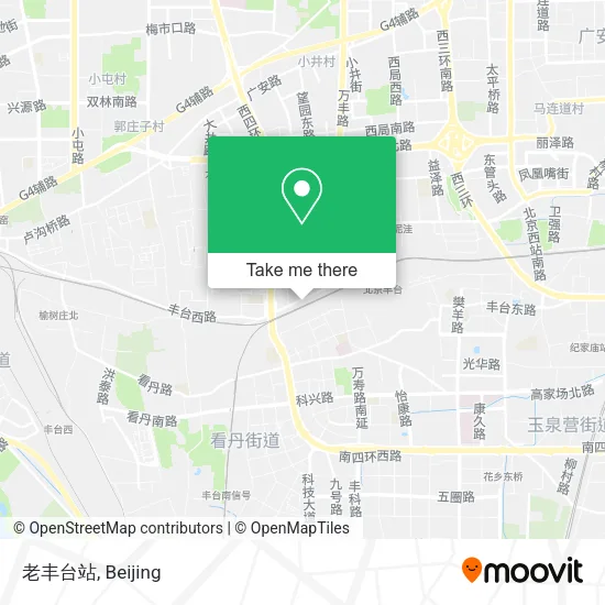 老丰台站 map