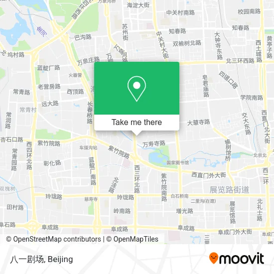 八一剧场 map