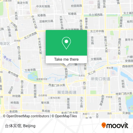 台体宾馆 map