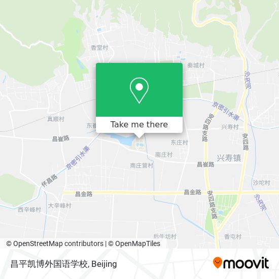 昌平凯博外国语学校 map