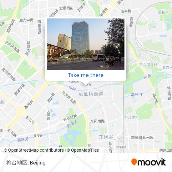 将台地区 map