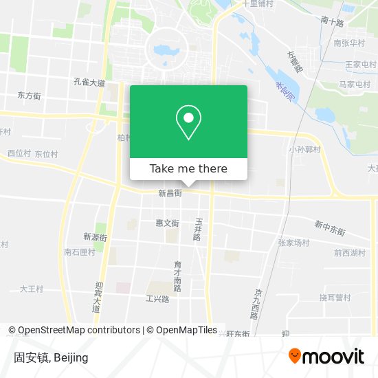 固安镇 map