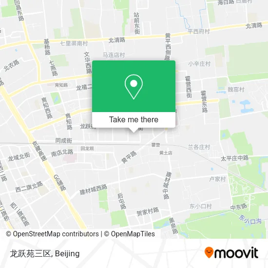 龙跃苑三区 map