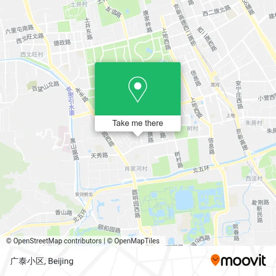 广泰小区 map