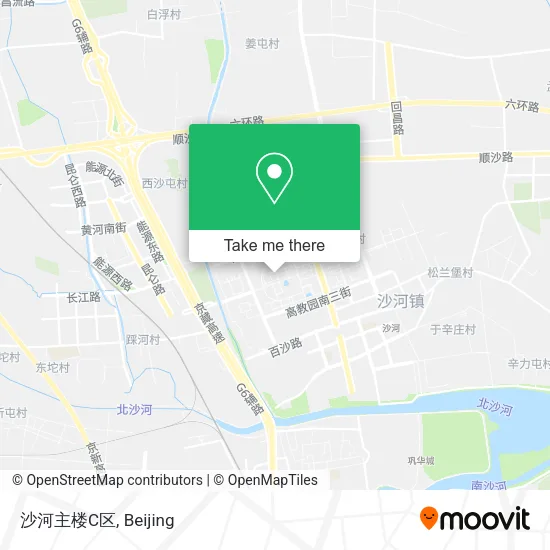 沙河主楼C区 map