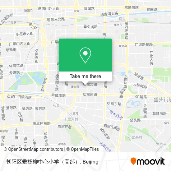 朝阳区垂杨柳中心小学（高部） map
