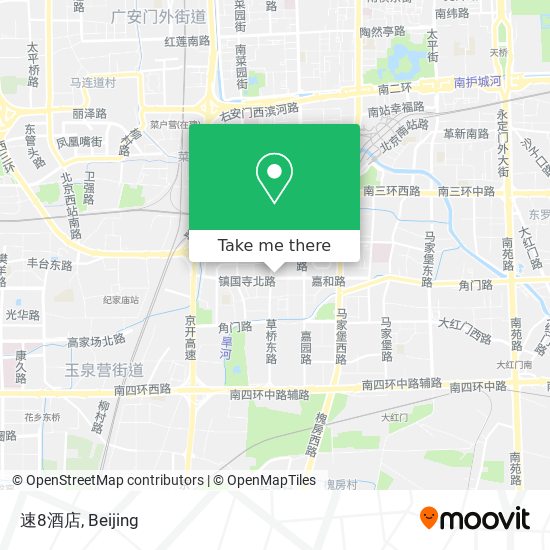 速8酒店 map