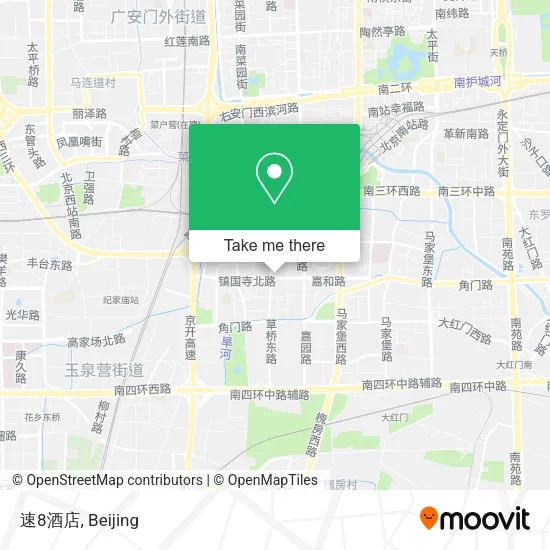 速8酒店 map