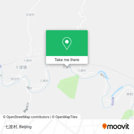 七渡村 map