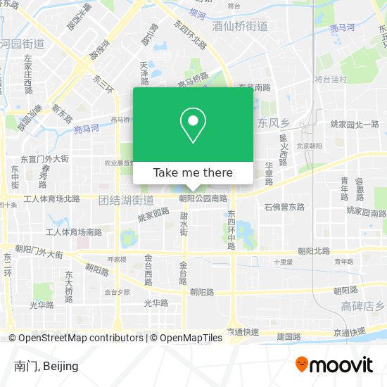 南门 map