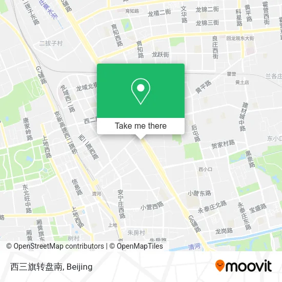 西三旗转盘南 map