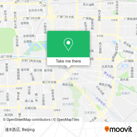 速8酒店 map