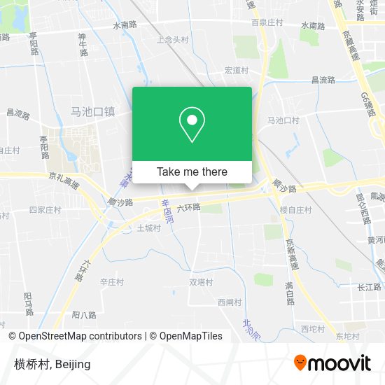 横桥村 map