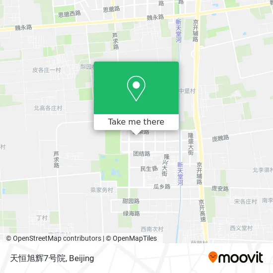 天恒旭辉7号院 map