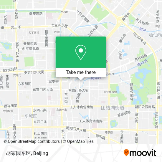 胡家园东区 map