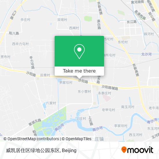 威凯居住区绿地公园东区 map