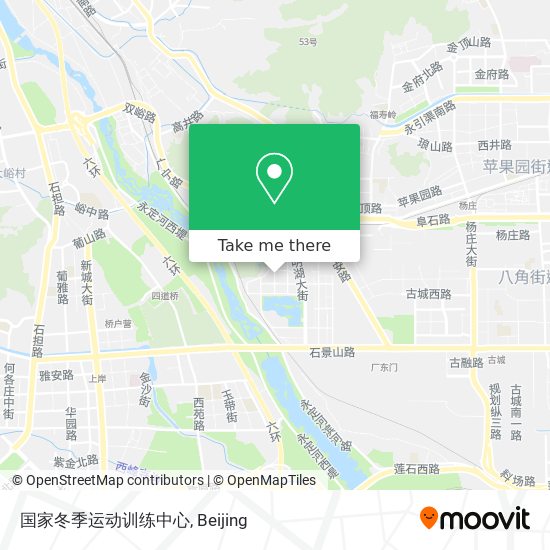 国家冬季运动训练中心 map