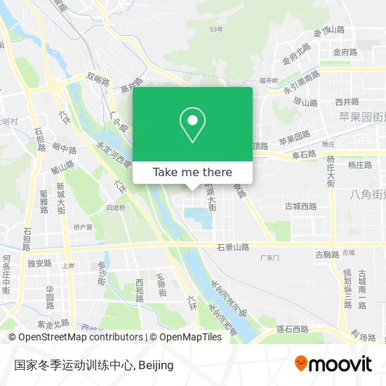 国家冬季运动训练中心 map