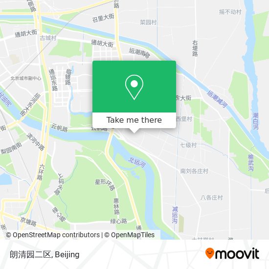 朗清园二区 map
