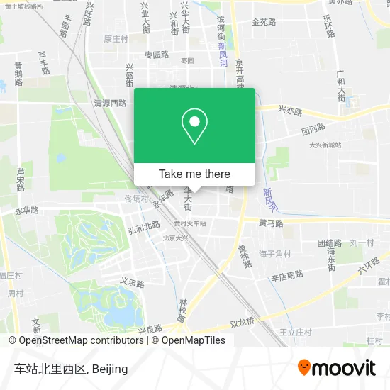车站北里西区 map