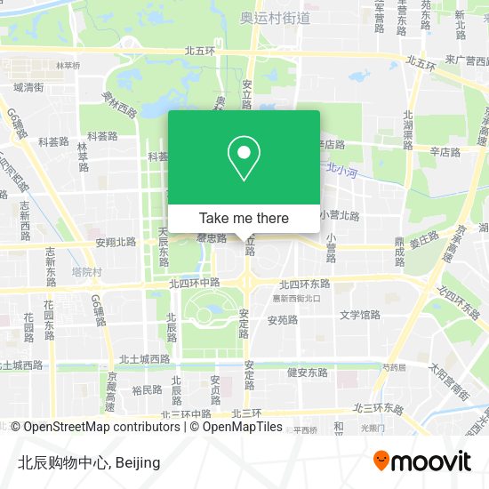 北辰购物中心 map