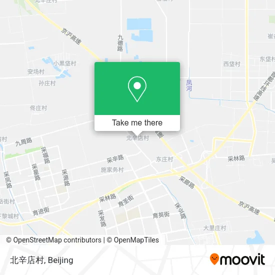 北辛店村 map