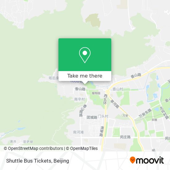 Shuttle Bus Tickets map