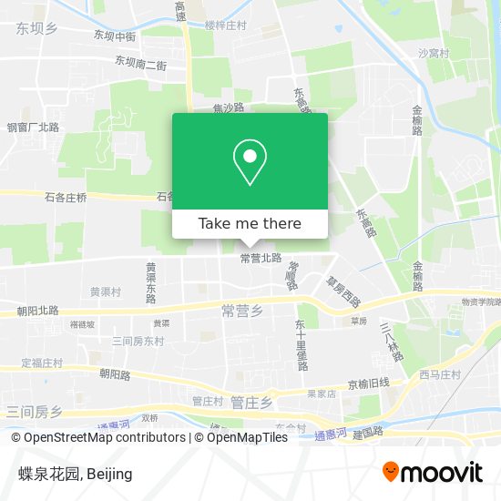 蝶泉花园 map