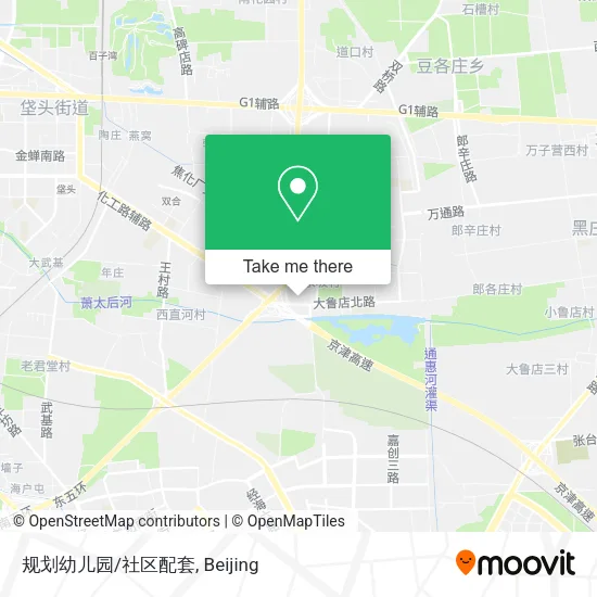 规划幼儿园/社区配套 map