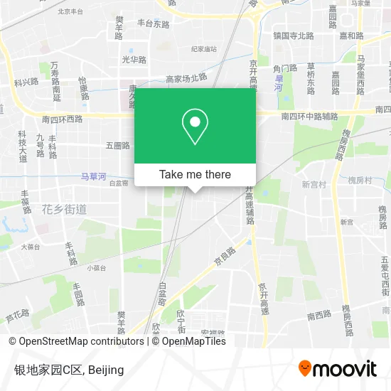 银地家园C区 map