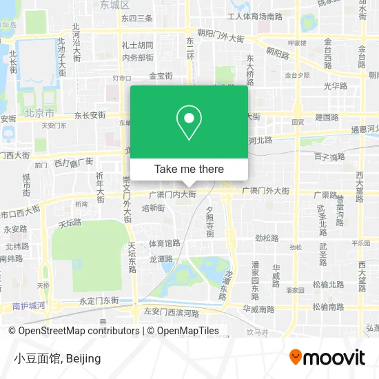 小豆面馆 map