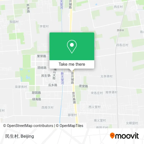 民生村 map