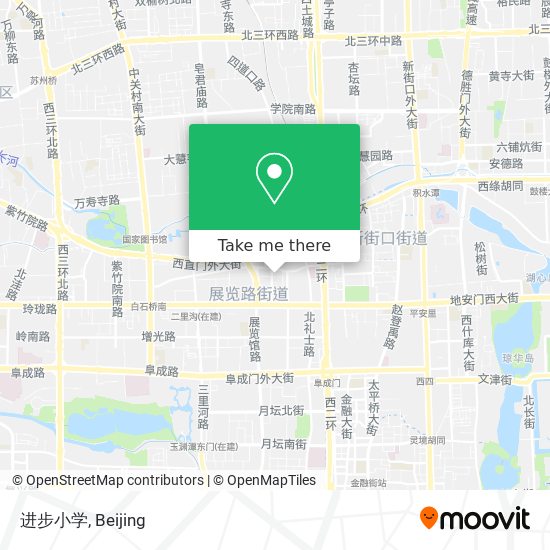 进步小学 map