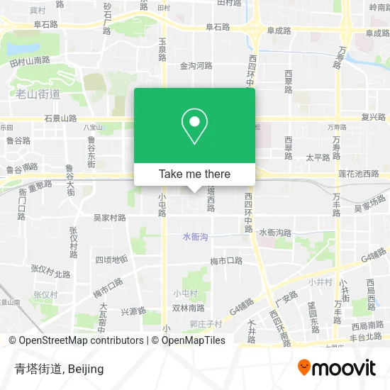 青塔街道 map