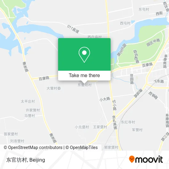东官坊村 map