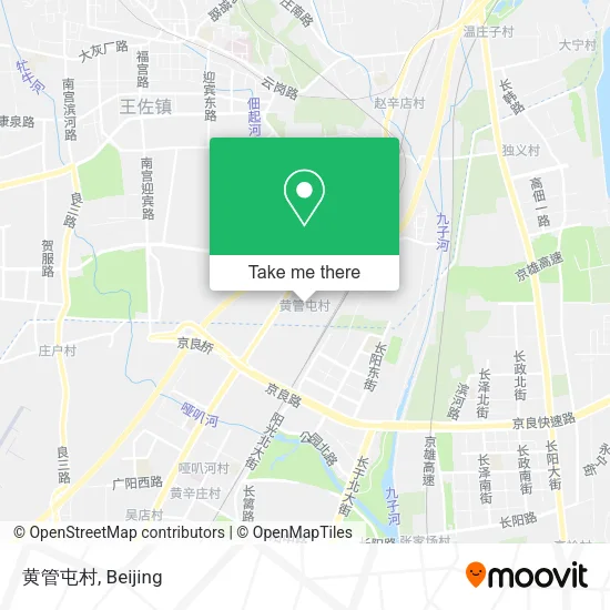 黄管屯村 map