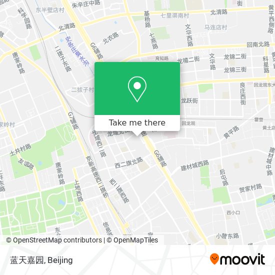 蓝天嘉园 map