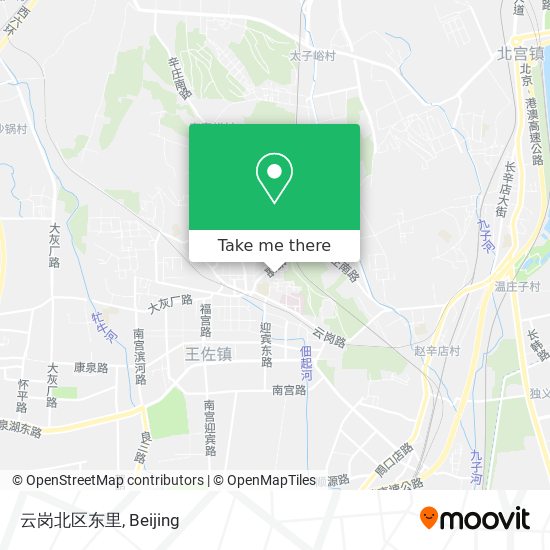 云岗北区东里 map