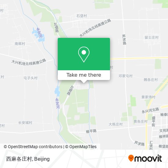 西麻各庄村 map