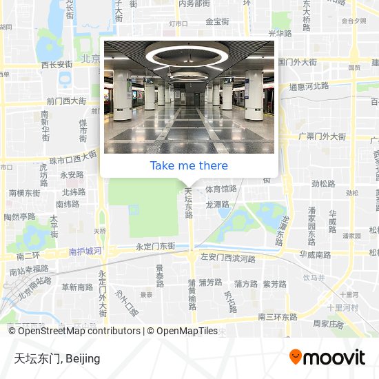 天坛东门 map