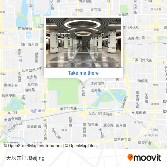 天坛东门 map