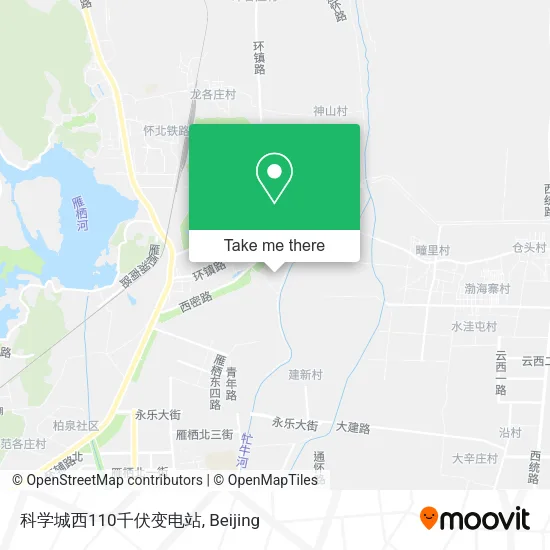 科学城西110千伏变电站 map