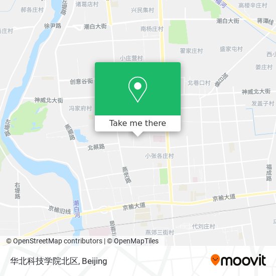 华北科技学院北区 map