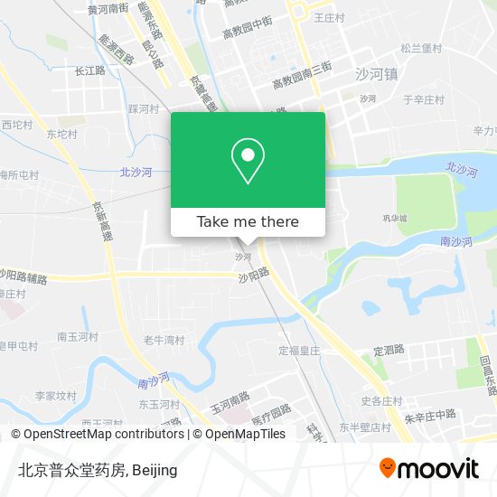 北京普众堂药房 map