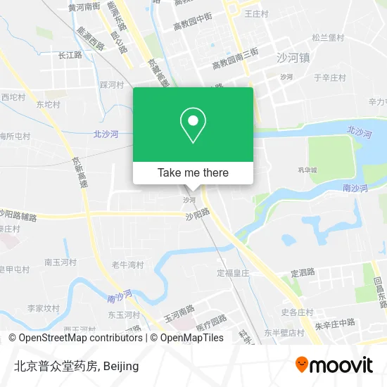 北京普众堂药房 map