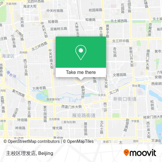 主校区理发店 map