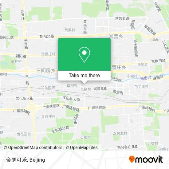 金隅可乐 map
